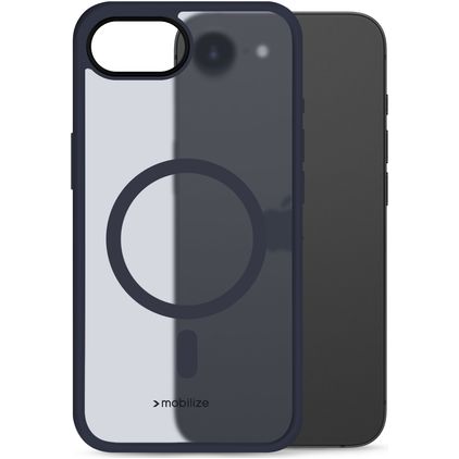 Mobilize Hybrid Pro Coque iPhone 16e MagSafe Coque arrière Rigide Anti-Chocs - Bleu