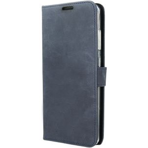Valenta Classic Housse Samsung Galaxy S20 Plus Etui en Cuir Véritable Porte-Monnaie - Bleu