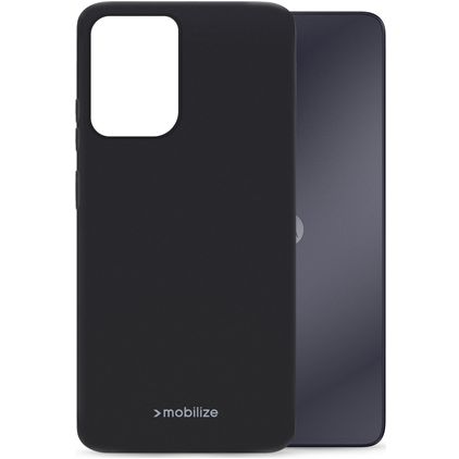 Mobilize Rubber Gelly Motorola Moto G04 TPU souple Coque arrière - Matt Black