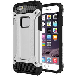 Mobigear Outdoor Coque iPhone 6s Coque arrière Rigide Anti-Chocs - Argent Mobigear Outdoor Coque iPhone 6s Coque arrière Rigide Anti-Chocs - Argent
