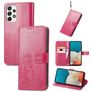 Mobigear Clover Housse Samsung Galaxy A73 Etui Porte-Monnaie - Magenta
