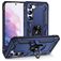 Mobigear Armor Ring Coque Samsung Galaxy S23 Plus Coque arrière Rigide Anti-Chocs avec Anneau-Support - Bleu