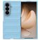 Mobigear Bumpy Coque Samsung Galaxy Z Fold 8 Ultra Coque arrière en TPU Souple - Bleu