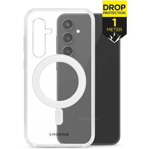 Mobilize Naked Protection Coque Transparente Samsung Galaxy S23 FE MagSafe Coque arrière Rigide Anti-Chocs - Transparent