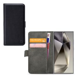 Mobilize Classic Gelly Wallet Housse Samsung Galaxy S24 Ultra Etui Porte-Monnaie - Noir
