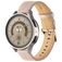 Mobigear Stitched Bracelet Cuir Smartwatch Fermeture boucle ardillon - Connexion universelle de 22 mm - Rose