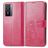 Mobigear Clover Housse Vivo Y76 Etui Porte-Monnaie - Magenta