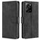 Mobigear Croco POCO X5 Pro Étui Portefeuille - Noir