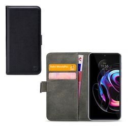 Mobilize Classic Gelly Wallet Housse Motorola Edge 20 Pro Etui Porte-Monnaie - Noir