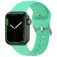 Mobigear Bumpy Bracelet Silicone Apple Watch Fermeture boucle ardillon - 49/46/45/44 mm - Spearmint