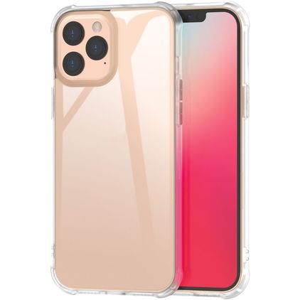 Mobigear Crystal Coque Transparente iPhone 12 Pro Max Coque arrière Rigide - Transparent
