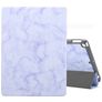 Mobigear Tri-Fold Marble Coque iPad 9 (2021) Etui + Porte-crayon - Violet