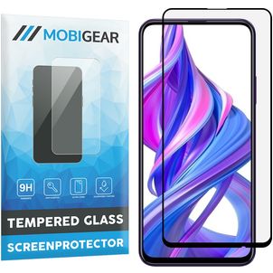 Mobigear Premium HONOR 9X Pro Verre trempé Protection d'écran - Compatible Coque - Noir