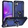 Mobigear Armor Ring Samsung Galaxy A05 Plastique rigide Coque arrière Antichoc avec bague de maintien - Bleu