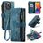 Caseme C30 Housse iPhone 14 Pro Etui Porte-Monnaie - Bleu
