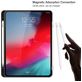 Mobigear Tri-Fold Gel Coque iPad Pro 12.9 Pouces (2018) Etui + Porte-crayon - Noir