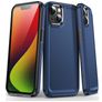 Mobigear Slim Armor Coque iPhone 15 Plus Coque arrière Rigide Anti-Chocs - Bleu Marin