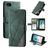 Mobigear Rhombus Housse iPhone SE (2022) Etui Porte-Monnaie - Vert