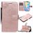 Mobigear Butterfly Housse iPhone 12 Mini Etui Porte-Monnaie - Rose doré