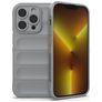 Mobigear Bumpy Coque iPhone 14 Pro Coque arrière en TPU Souple - Gris
