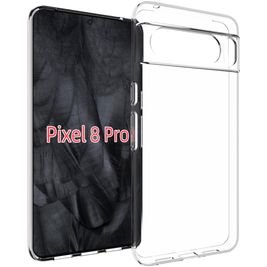 Mobigear Basics Coque Transparente Google Pixel 8 Pro Coque arrière en TPU Souple - Transparent