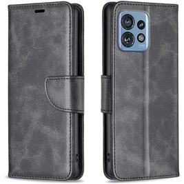 Mobigear Excellent Housse Motorola Edge 40 Pro Etui Porte-Monnaie - Noir
