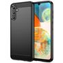Mobigear Brushed Slim Coque Samsung Galaxy A14 Coque arrière en TPU Souple - Noir