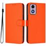 Mobigear Urban Wallet Housse Motorola Moto E14 Etui Porte-Monnaie - Orange
