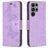 Mobigear Butterfly Housse Samsung Galaxy S23 Ultra Etui Porte-Monnaie - Violet