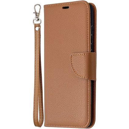 Mobigear Excellent Housse Samsung Galaxy S20 FE Etui Porte-Monnaie - Cognac