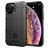 Mobigear Rugged Shield Coque iPhone 12 Coque arrière en TPU Souple Anti-Chocs - Noir