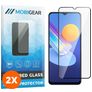 Mobigear Premium Vivo Y52 Verre trempé Protection d'écran - Compatible Coque - Noir (Lot de 2)