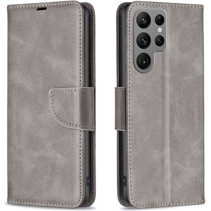 Mobigear Excellent Housse Samsung Galaxy S25 Ultra Etui Porte-Monnaie - Gris