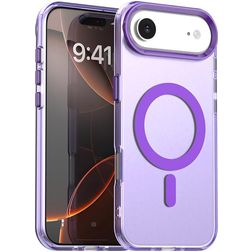 Mobigear Shockproof iPhone Air MagSafe Plastique rigide Coque arrière - Violet