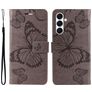 Mobigear Butterfly Housse Samsung Galaxy A26 Etui Porte-Monnaie - Gris