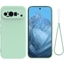 Mobigear Colors Coque Google Pixel 9 Pro Coque arrière en TPU Souple - Vert