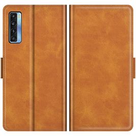 Mobigear Slim Magnet Housse TCL 20L Etui Porte-Monnaie - Cognac Mobigear Slim Magnet Housse TCL 20L Etui Porte-Monnaie - Cognac