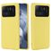 Mobigear Rubber Touch Coque Xiaomi Mi 11 Ultra Coque arrière en Silicone - Jaune
