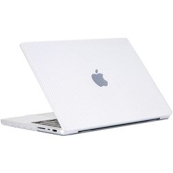 Mobigear Carbon MacBook Pro 16 Pouces (2021-2026) Coque - Transparent - Model A2485 / A2780 / A2991 / A3186 / A3428 / A3429