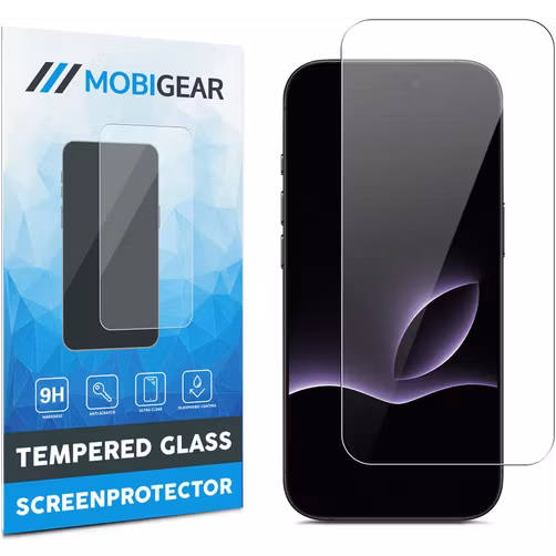 Mobigear iPhone 17 Verre trempé Protection d'écran - Compatible Coque