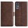 Mobigear Slim Magnet Housse TCL 30 Plus Etui Porte-Monnaie - Marron