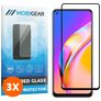 Mobigear Premium OPPO A94 5G Verre trempé Protection d'écran - Compatible Coque - Noir (Lot de 3)