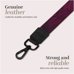 MIO Lanyard - Cordon de téléphone universel ajustable - Berry Blooms