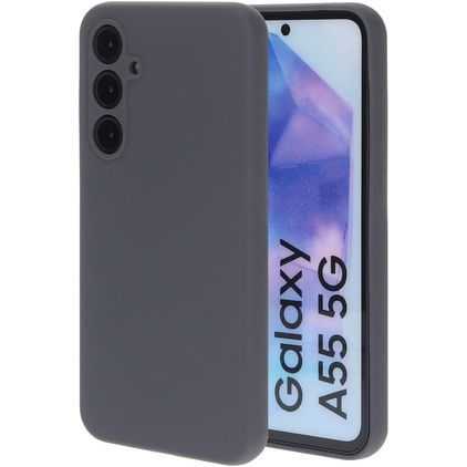 Mobiparts Coque Samsung Galaxy A55 Coque arrière en Silicone - Urban Grey