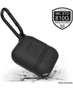 Catalyst Waterproof Coque Apple AirPods 1 Coque Imperméable en Silicone Souple - Slate Grey