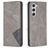 Mobigear Rhombus Slim Housse Samsung Galaxy S23 Etui - Gris