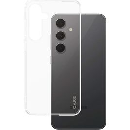 CARE by PanzerGlass Fashionable Coque Transparente Samsung Galaxy S24 FE Coque arrière en Silicone - Transparent