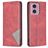 Mobigear Rhombus Slim Housse Motorola Moto G24 Etui - Rouge