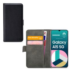 Mobilize Classic Gelly Wallet Housse Samsung Galaxy A15 Etui Porte-Monnaie - Noir