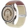 Mobigear Braided Dual Bracelet Nylon Smartwatch Fermeture à pince - Connexion universelle de 22 mm - Violet / Lumière stellaire
